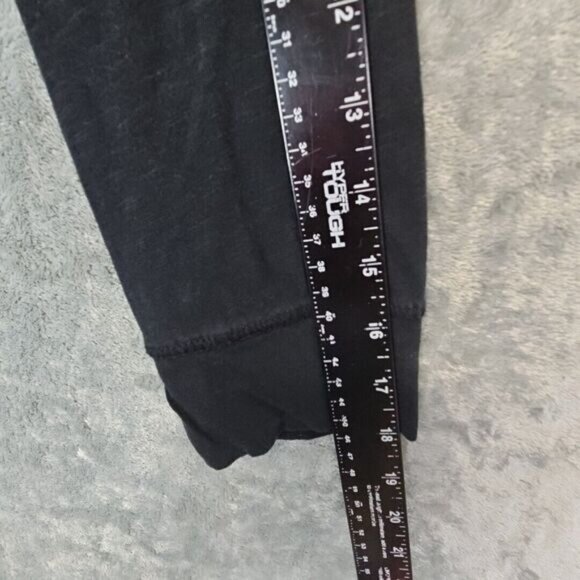 Lauren Ralph Lauren Women's Black Top Sz Med  Pintuck cotton - Picture 6 of 11